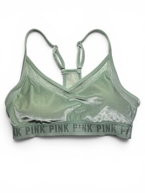 Victoria’s Secret PINK Sport Lightly Lined Bra Bralette with Mesh Trim